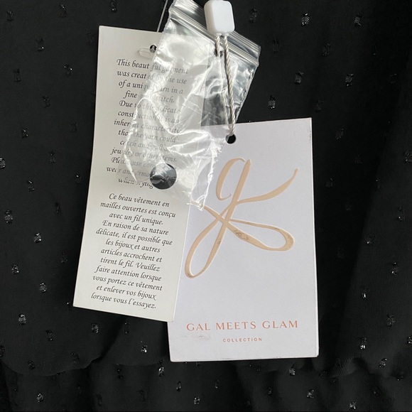 GAL MEETS GLAM Elora Sparkle Swiss Dot Dress - Picture 7 of 9